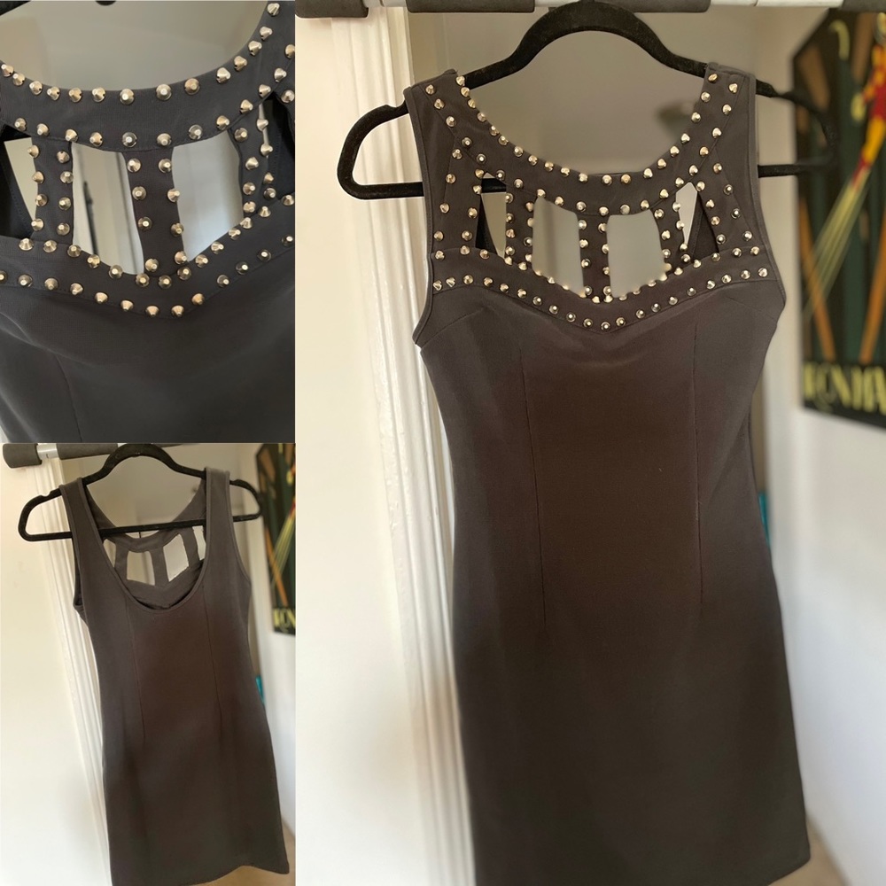 Black Dress with Studs